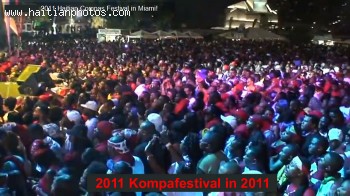 The Crowd At The 2011 Haitian Kompafest Or Kompa Festival