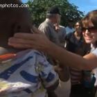 Sarah Palin Is Greeting The Haitian Population