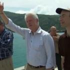 Bill Clinton Arriving At Labadee Haiti