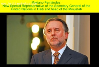 Mariano Fernández new Special Representative of UN & Minustah