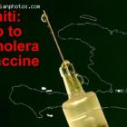 Haitian officials said no to Cholera vaccine