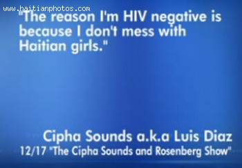 Radio Host Making Tastless Joke About Haitian Women And HIV