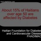 FHADIMAC, 15 Percent Of Haitians Over 50 Are Diabetic