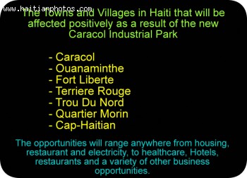 Business Opportunities For Ouanaminthe, Fort Liberte, Terriere Rouge, Trou Du Nord, Caracol, Quartier Morin With Caracol Industrial Park