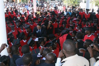 Jean-Claude Duvalier Named Godfather At Law School In Gonaives