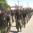 armed men running all over Haiti as demobilized soldiers