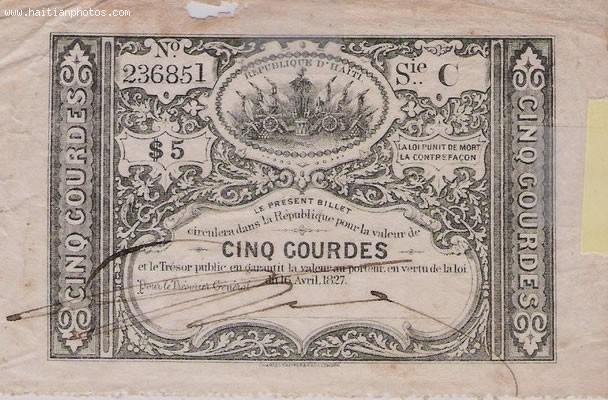 Reevaluation Of The Haitian Currency, Gourde