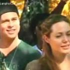 Angelina Jolie And Brad Pitt In Haiti