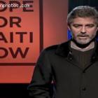 George Clooney Raised Money For Haiti Earthquake Victims