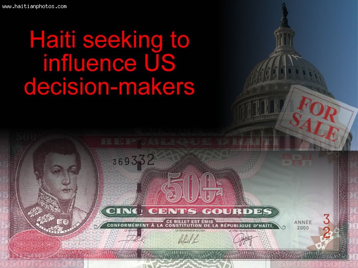 Haiti hiring lobbyist seeking to influence US Government