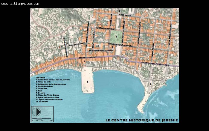 Map Of The City Of Jeremie