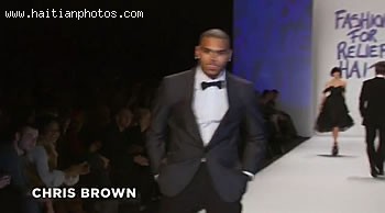 Fashion For Relief Haiti - Chris Brown