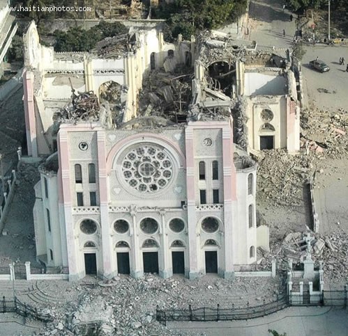 Cathedral Of Port-au-Prince Destroyed