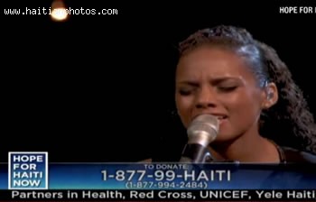Hope For Haiti Now Telethon - Alicia Keys