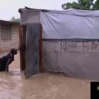 Hurricane Sandy In Haiti, Water Flooded Home