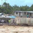Hurricane Sandy On Haiti Flooded Homes