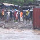 Hurricane Sandy On Haiti Homeless
