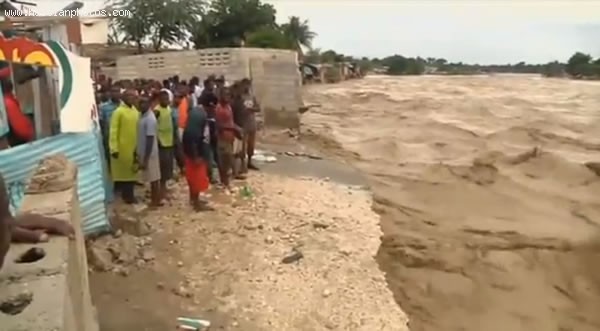 Hurricane Sandy Caused Flood In Haiti