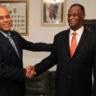 Picture of Michel Martelly with Boniface Alexandre