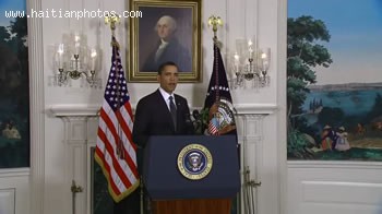 Barack Obama Michelle Obama Haiti Earthquake