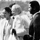Jean-Claude Duvalier, Michele Bennett, Pope John Paul 2