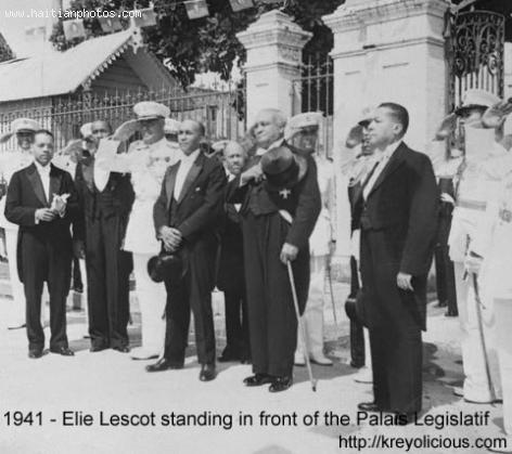 Former Haitian President Elie Lescot