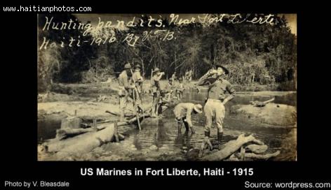 U.S. Marines in Fort Liberte in 1916