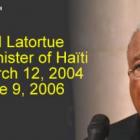 Gerard Latortue, Prime Minister of Haiti