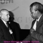 Nelson Mandela with President F.W. de Klerk