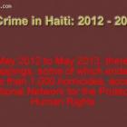 Crime in Haiti: 2012 - 2013