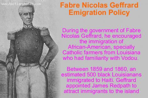 Fabre Nicolas Geffrard Emigration Policy