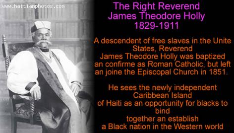 James Theodore Holly sees Haiti as opportunity for blacks to establish Black nation