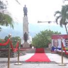 Venezuelan President Nicolas Maduro Visits Haiti - Alexandre Petion Statue