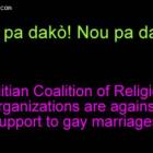 Religious Coalition Against Gay Marriage