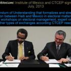 Haiti and Mexico Sign Electoral Agreement