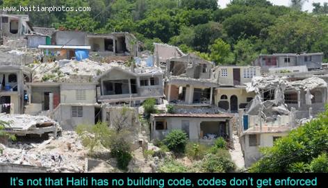 Home Built on shaky ground in Haiti