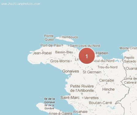 Limbe Map in Haiti