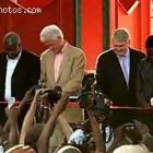 Haitian Iron Market, Marche En Fer At The Inauguration By Denis O'Brien And Bill Clinton