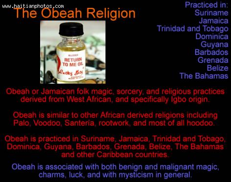 The Obeah Religion