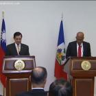 Taiwan leader Ma Ying-jeou in visit in Haiti