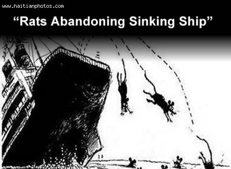 Rats Abandoning Sinking Ship