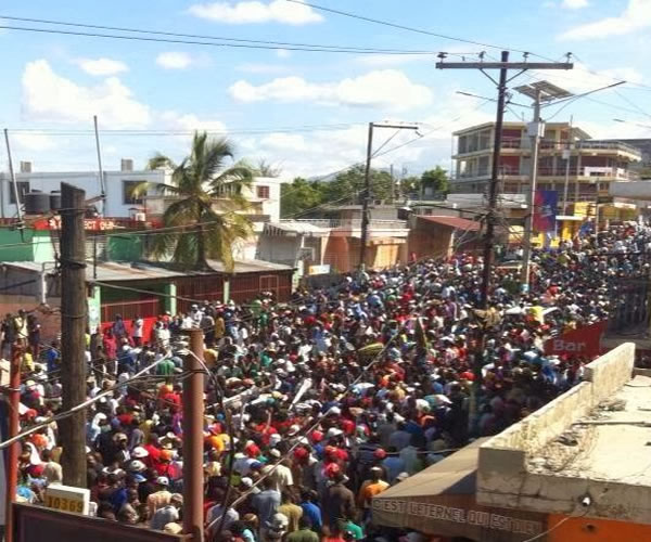 Anti Martelly Protest - November 18, 2013