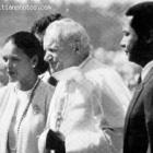 Jean-Claude Duvalier, Pope John Paul II, Michele Bennett