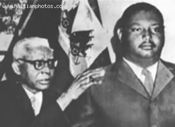 Francois Papa Doc Duvalier And Son Son Jean-Claude Baby Doc Duvalier