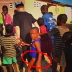 Rocco, Madonna's son in Haiti for Charity work