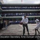 US Education Sec. Arne Duncan in Haiti