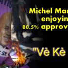 Michel Martelly enjoying 80 percent approval