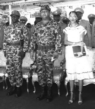 Jean-Claude Duvalier In His Military Uniform