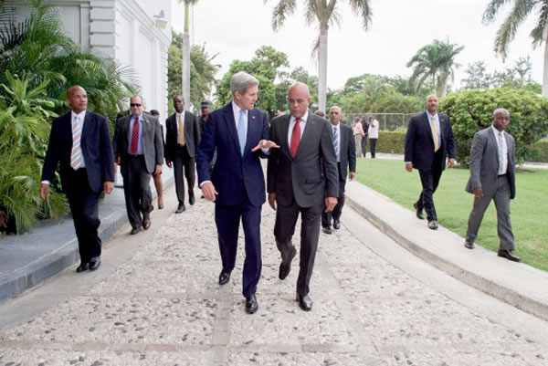 U.S. Secretary of State John Kerry said Haiti a priority to the US