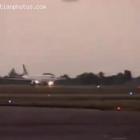 The Airplane Transporting Jean-Claude Duvalier Arriving In Haiti